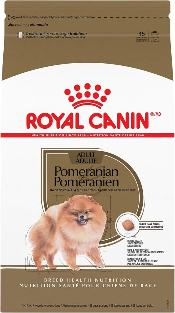 Royal Canin Breed Health Nutrition Pomeranian Dry Dog Food​, 2.5 lb bag