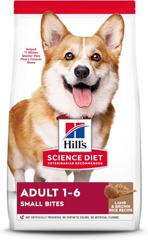 Hills Science Diet Dry Dog Food, Adult, Small Bites, Lamb Meal  Brown Rice Recipe, 33 lb. Bag